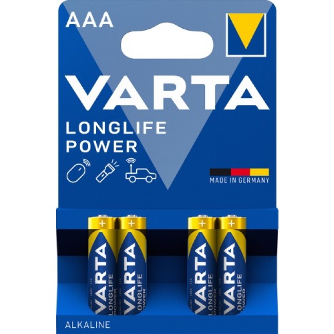 Pile alcaline - Longlife Power - LR3/AAA VARTA