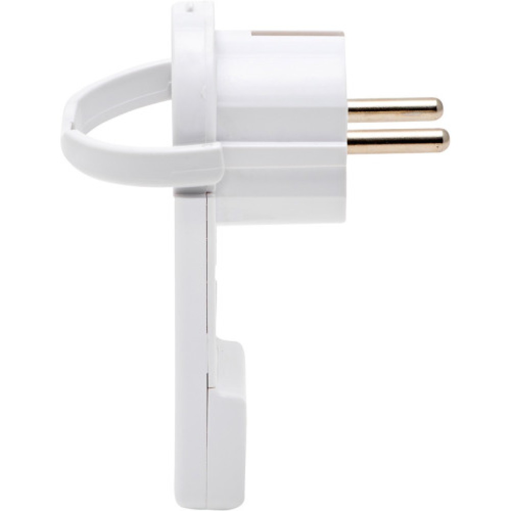 Eister Fiche Plate Blanche - Avec étrier Rabattable - Convient Pour