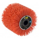 Brosse fils nylon rouge pour rénovateur - grain 60 FARTOOLS