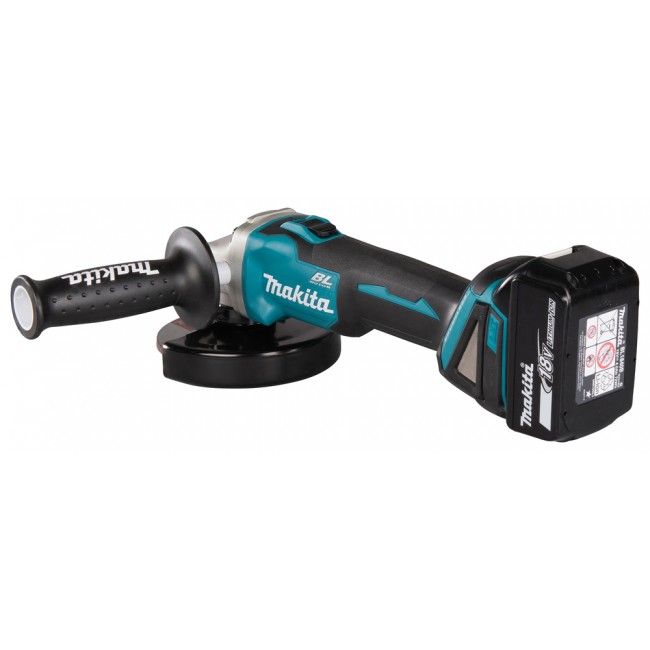 Meuleuse sans fil LXT® 18V - Ø125mm - 2 batteries 5Ah + chargeur - DGA506RTJ - Bricozor 1.jpg MAKITA