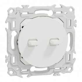 Double va-et-vient ou poussoir à levier - 10 AX - Odace II SCHNEIDER