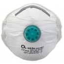 Masques respiratoires coqués avec valve FFP3 BLS 103 V NR D - x10 BLS