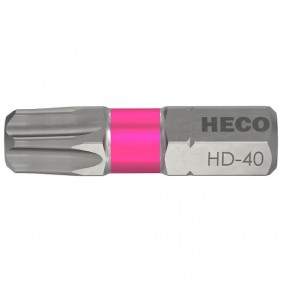 Embout de vissage pour vis HECO à empreintes HECO-DRIVE - longueur 25mm HECO