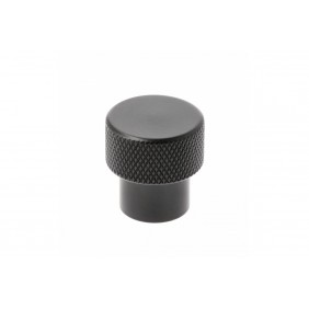 Bouton de meuble en aluminium Structure - noir mat - diamètre 22 mm SYNERCIA