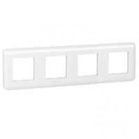 078814L-Legrand] Plaque de finition 4 modules blanc