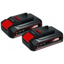 Double batterie 2,5 Ah Twin Pack - Power X-Change EINHELL