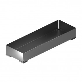 Bac de rangement d'accessoires pour dressing CHIC - anthracite MENAGE CONFORT