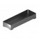 Bac de rangement d'accessoires pour dressing CHIC - anthracite