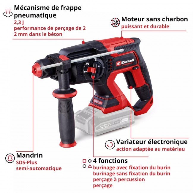 Marteau perforateur sans fil TP-HD 18:22 D Li BL - Solo - Power X-Change - Bricozor 2.jpeg EINHELL