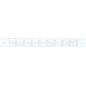 Grille d’entrée d’air acoustique alu double plate - type 488 RENSON