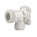 Coude 90° sur platine écrou laiton - ACS - instantané - femelle 15X21/15 mm - Speedfit John Guest