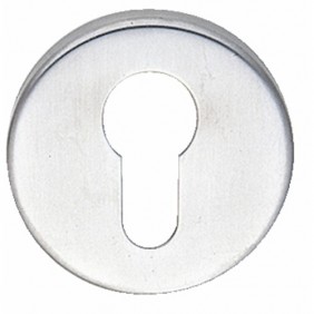 Rosaces ronde clé I pour cylindre - inox 304 - série 19 NORMBAU