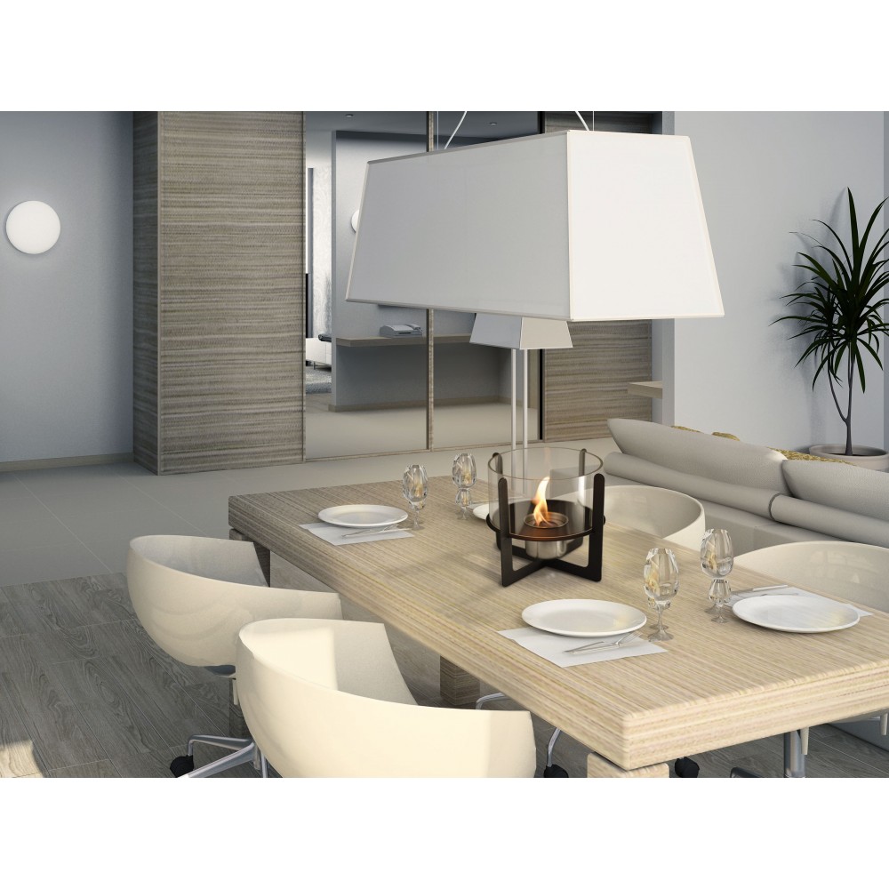 Cheminée de table au bioéthanol - 750 watts - Séléne ...