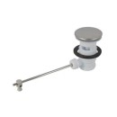 Bonde de lavabo automatique sans tirette - en polypropylène blanc NICOLL