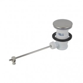 Bonde de lavabo automatique sans tirette - en polypropylène blanc NICOLL