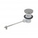Bonde de lavabo automatique sans tirette - en polypropylène blanc