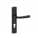 Poignées de porte design Muze - entraxe 195 mm - noir mat Onyx VACHETTE