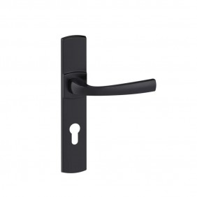 Poignées de porte design Muze - entraxe 195 mm - noir mat Onyx VACHETTE