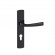 Poignées de porte design Muze - entraxe 195 mm - noir mat Onyx
