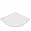 Receveur à poser - Pure - Acrylique blanc  - 1/4 de cercle 90x90cm AURLANE