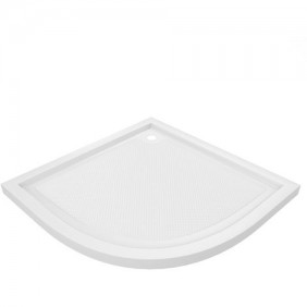 Receveur à poser - Pure - Acrylique blanc  - 1/4 de cercle 90x90cm AURLANE