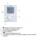Thermostat d'ambiance RDJ10 SIEMENS