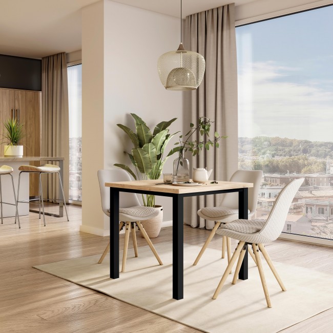 Pieds et cadre pour table - acier - rigide - 750x750 - noir Pieds et cadre pour table - acier - rigide - 750x750 - noir - Bricozor 1.jpeg EMUCA