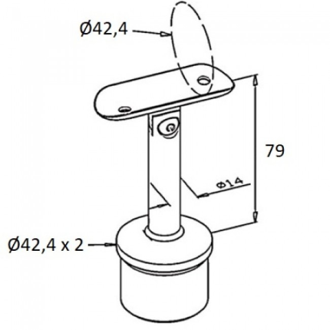 schémaSupport de main-courante diamètre 42,4 mm - pour poteau rond en inox3.jpg Design Production
