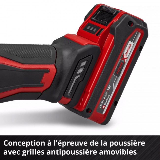 Meuleuse d’angle sans fil - TE-AG 18:125-2 Li (1x4,0 Ah) - Power X-Change - Bricozor 10.jpeg EINHELL