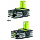 Lot de 2 batteries Lithium+ 18V ONE+™ - 2,5 Ah - RB18L25 RYOBI