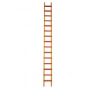 Echelle de toit en bois -  entraxe 25 cm - 11 barreaux - 3 mètres