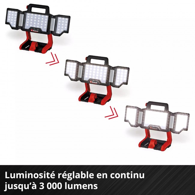 Projecteur triple panneaux LED 18V - TP-CL 18:3000 Li - Solo - Power X-Change - Bricozor 6.jpeg EINHELL