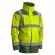 Parka 4 en 1 KANATA - parka + veste thermique - vert et jaune