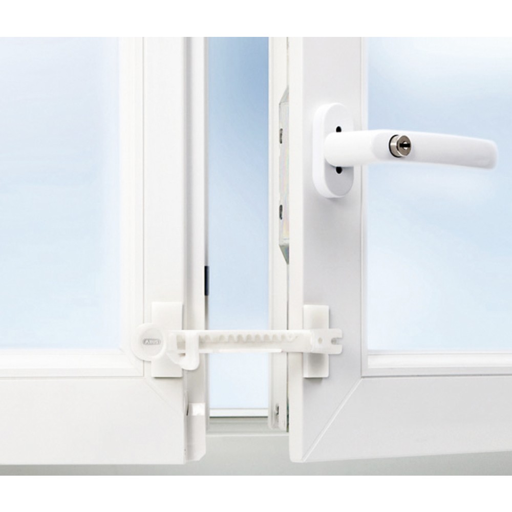 Entrebâilleur pour fenêtre PVC ou alu - fixation sans vis - FFS