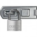 Porte-cadenas 115 mm - avec cadenas Titalium 80Ti 40mm ABUS