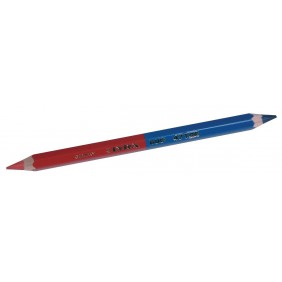 Crayon de marquage bicolore - rouge et bleu - par 12 LYRA