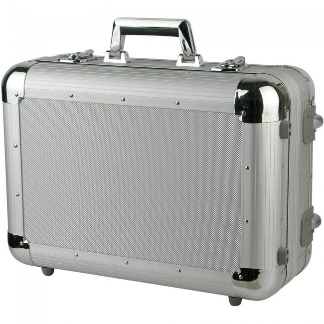 Valise d'outillage en aluminium avec poignée télescopique - 485x330x210 mm - Bricozor 2.jpeg VISO
