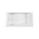 Baignoire bain douche 160x85cm avec pieds réglables et vidage - Malice JACOB DELAFON