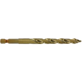 Foret métaux TSP HSS Cobalt taillé meulé - queue hexagonale TIVOLY