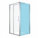 Paroi de douche fixe latérale et extensible Young F1B NOVELLINI