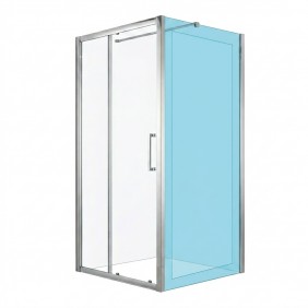 Paroi de douche fixe latérale et extensible Young F1B NOVELLINI