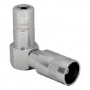 Agrafe de pompe à graisse hydraulique coudée à raccord rapide PRESSOL