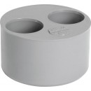 Tampon de réduction pvc mâle - 2 trous NICOLL