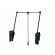 Penderie escamotable double 20 kg - SUPERLIFT - noir