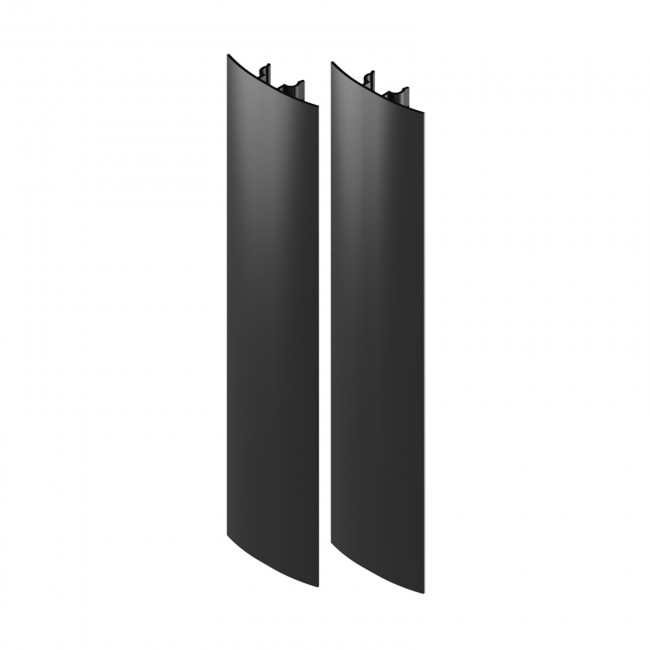 Profil de masquage - aluminium - pour gond de portail - Platimium TIRARD
