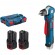 Perceuse d'angle sans fil PRO GWB 12V-10 + 2 batteries 2Ah + coffret L-Boxx - 0601390908
