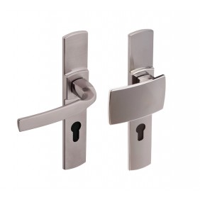 Poignée de porte sur plaques palières - aluminium - Artis VACHETTE