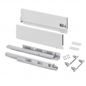 Tiroir extérieur Vertex 3D blanc - hauteur 178 mm - charge 40 kg EMUCA
