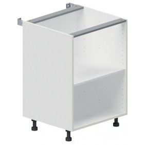 Caisson bas hauteur 770 mm profondeur 540 mm avec 1 tablette - blanc BRICOZOR