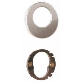 Rosaces cylindre rond 26,5 mm - Bercy, Golf ou Orca - aluminium argent VACHETTE